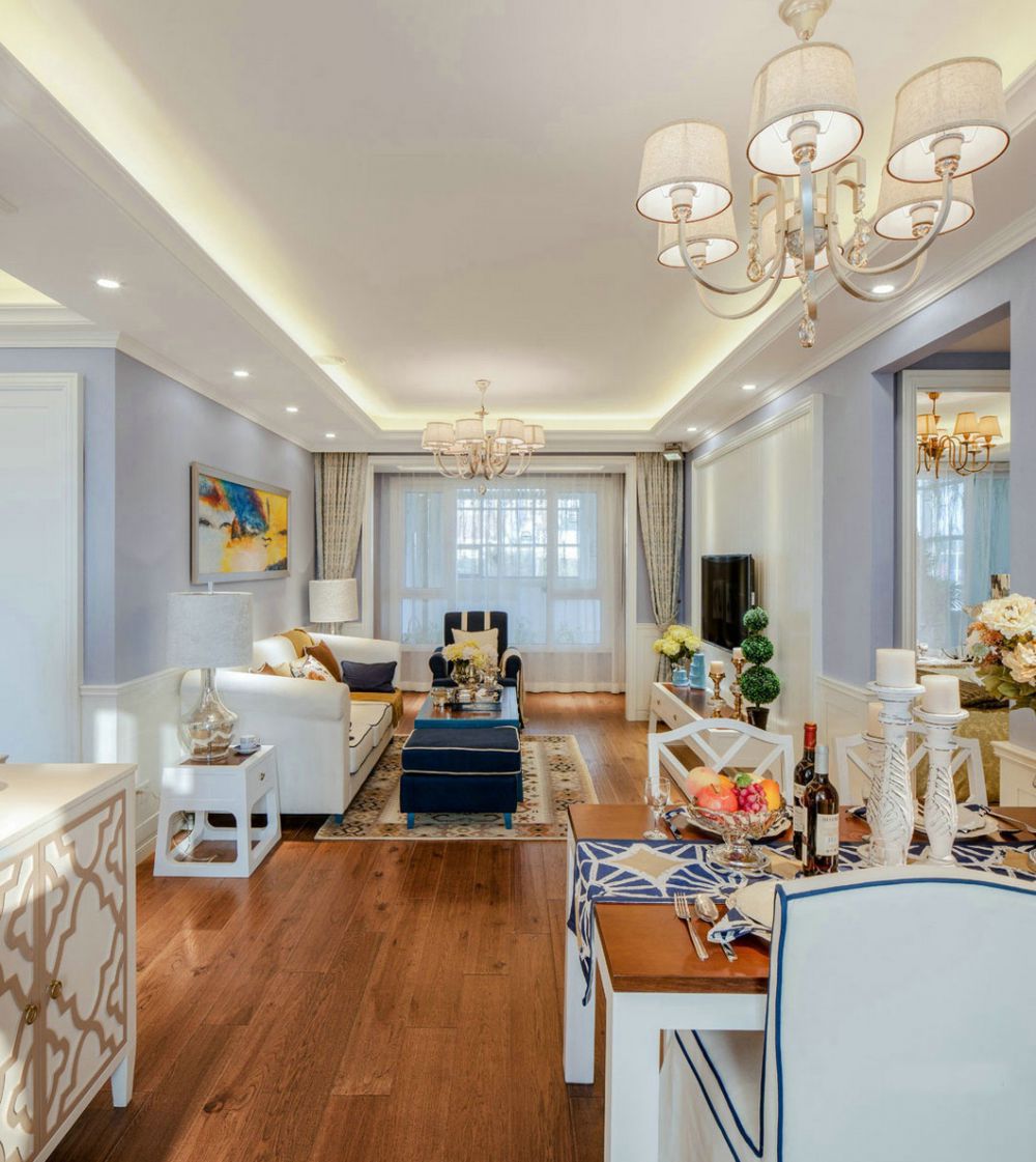 北京裝修案例上河灣小區(qū)108平米、地中海風(fēng)格