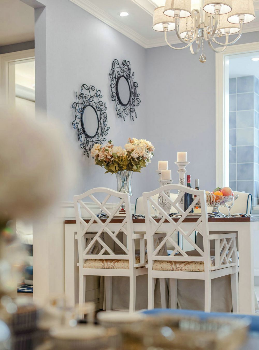 北京裝修案例上河灣小區(qū)108平米、地中海風(fēng)格