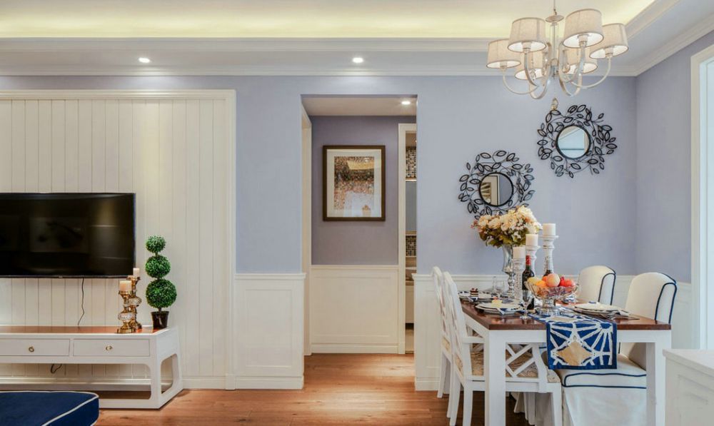 北京裝修案例上河灣小區(qū)108平米、地中海風(fēng)格