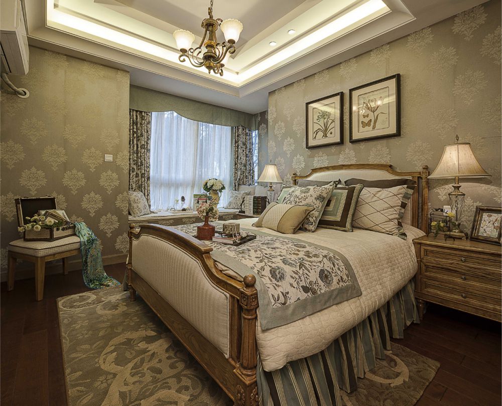 北京裝修案例沿湖小區(qū) 美式風(fēng)格